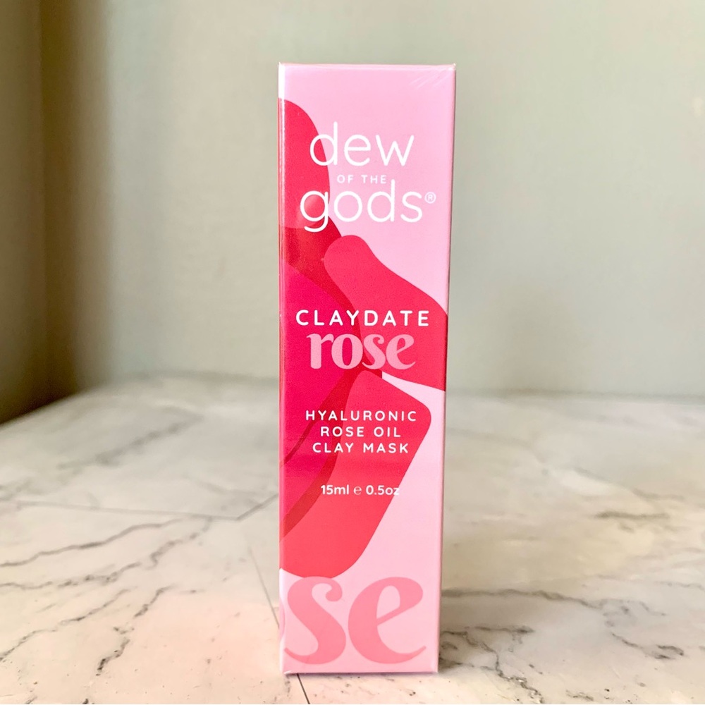 DEW OF THE GODS Claydate Rose Hyaluronic Clay Mask